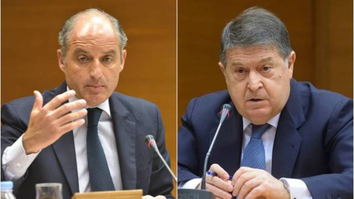 Francisco Camps y José Luis Olivas