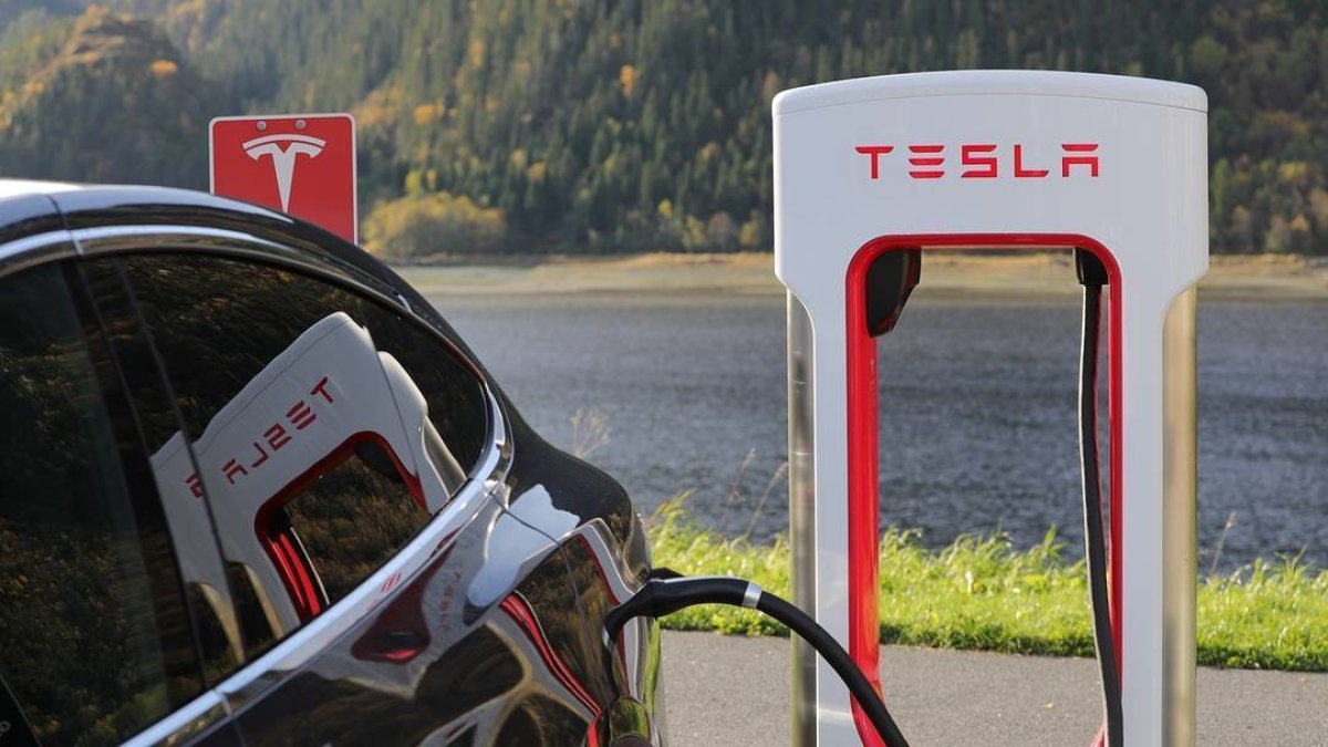 Punto de carga de Tesla