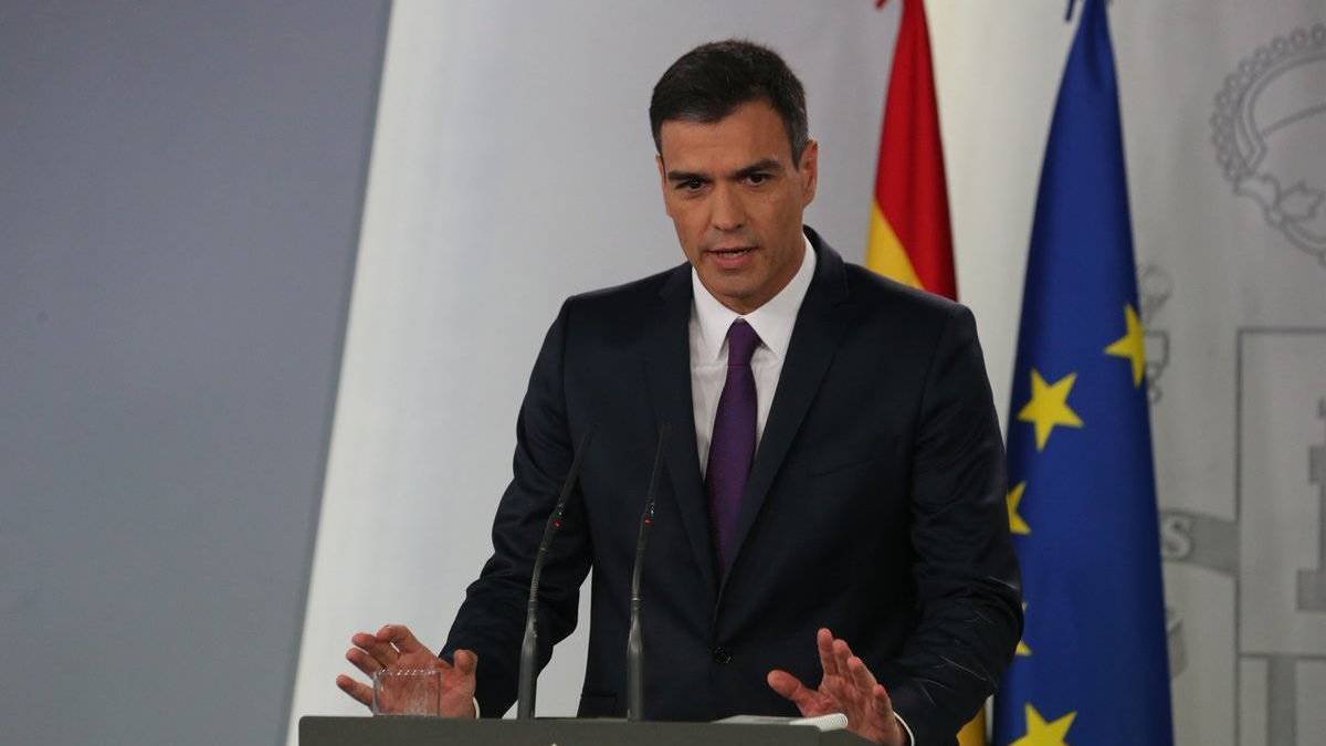 Pedro Sánchez, este viernes en La Moncloa.