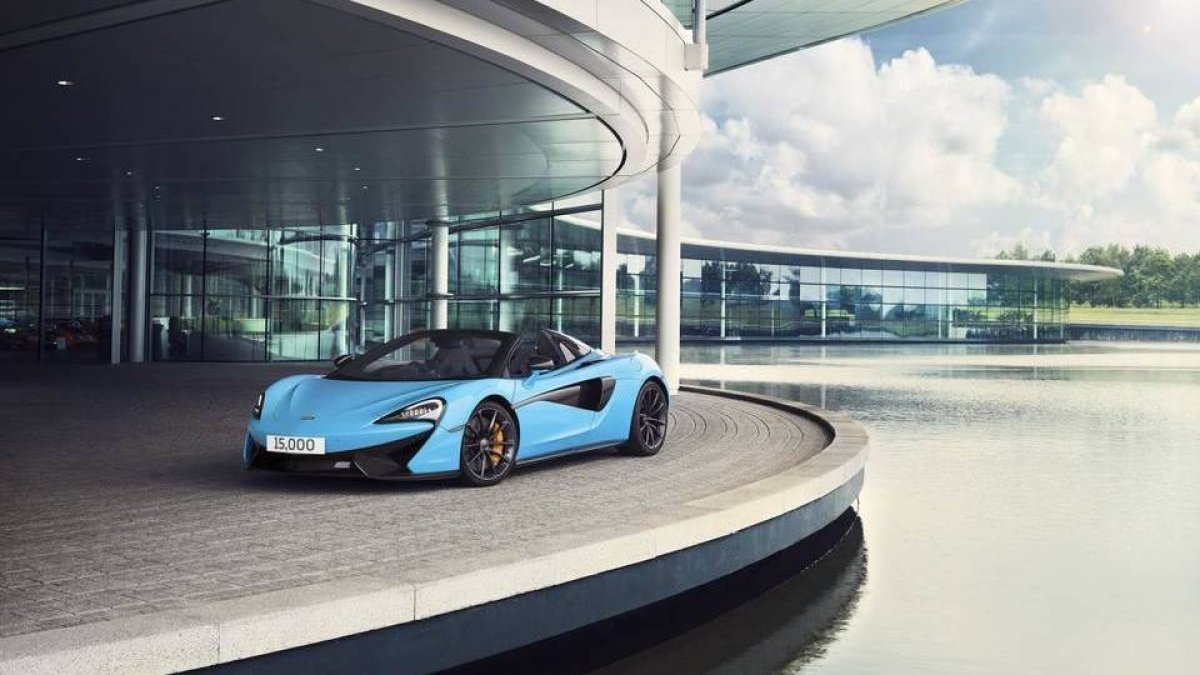 McLaren coche número 15.000 es un 570S Spider