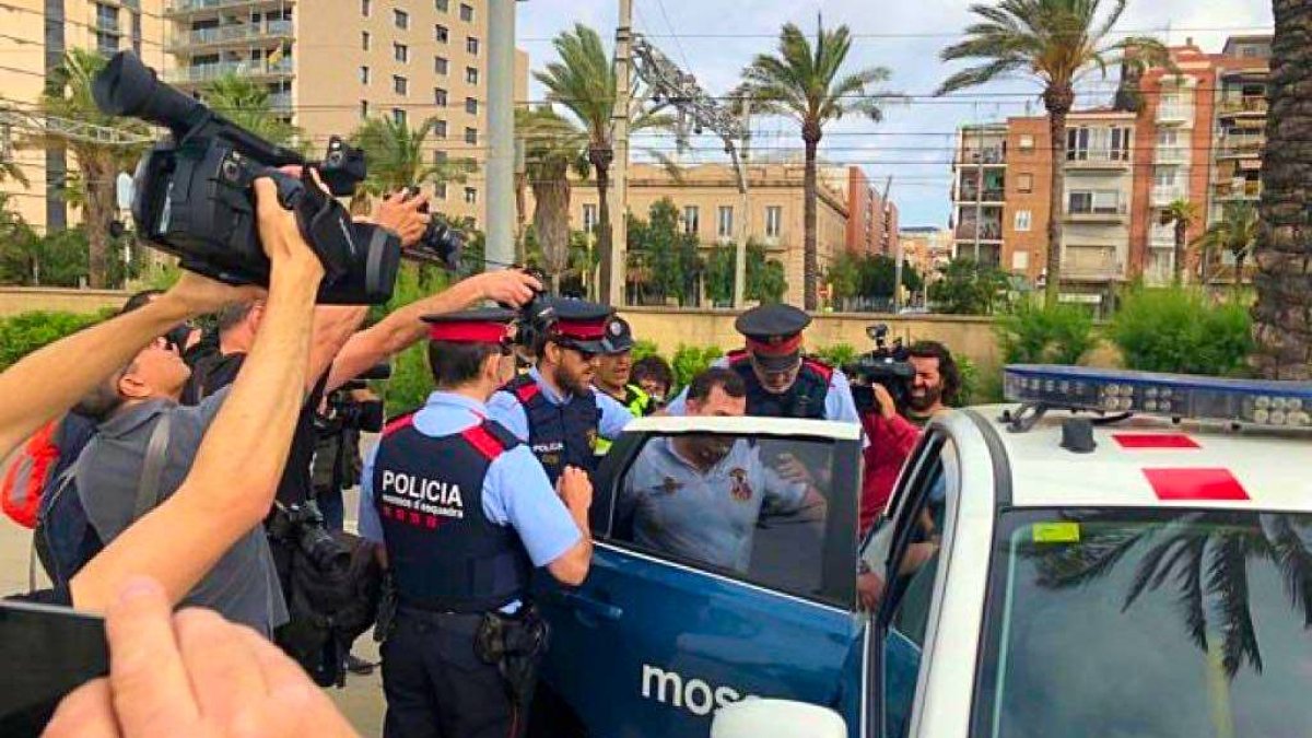 Imagen de la detención del