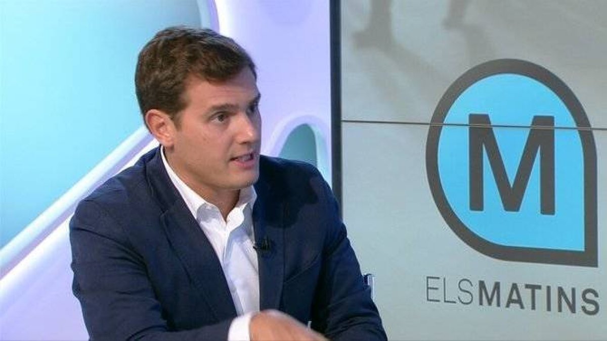 Albert Rivera, este viernes en TV3.