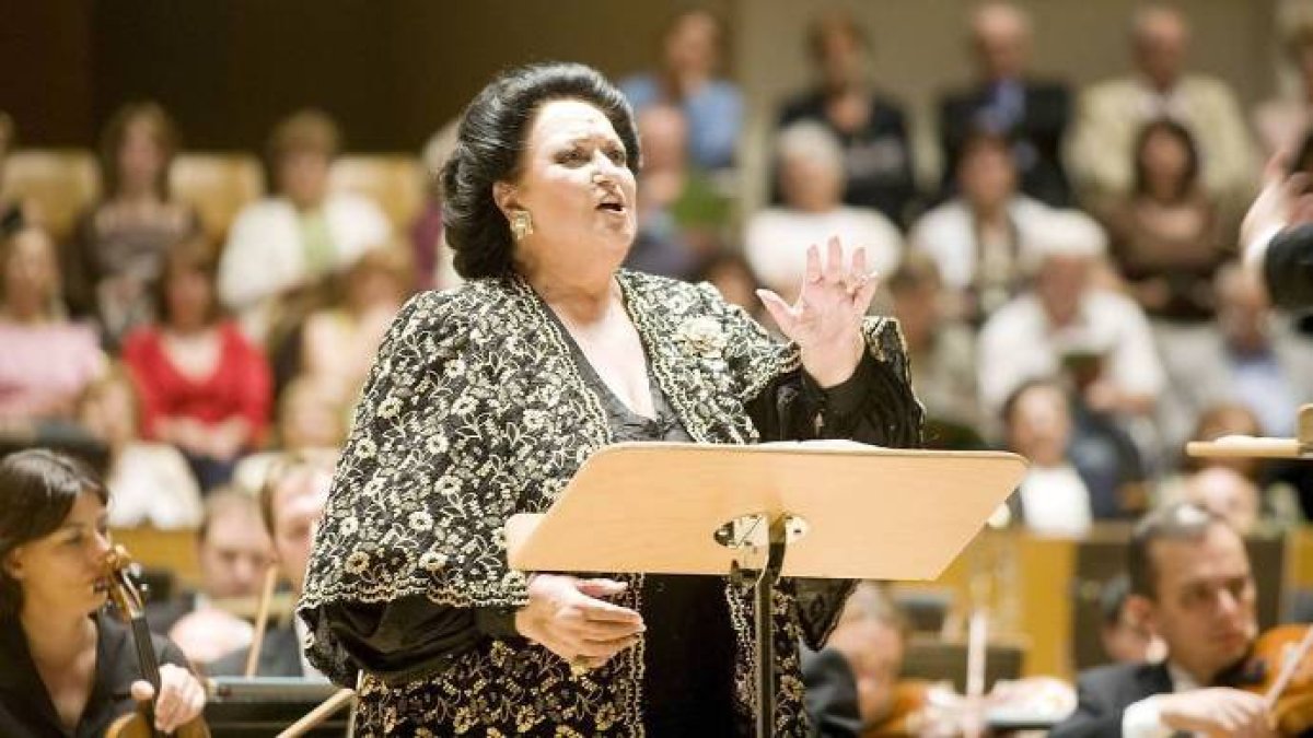 Caballé, en una actuación en Valencia en 2012
