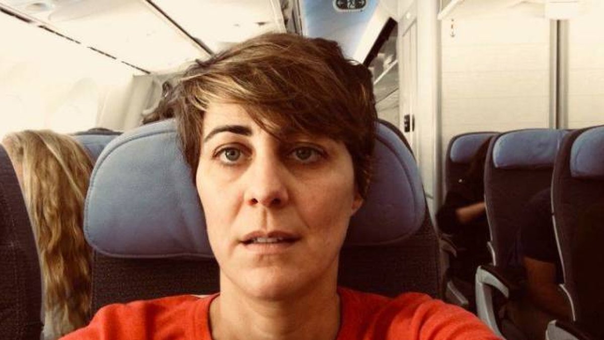 La portavoz de Podemos en la Asamblea de Madrid, Lorena Ruiz-Huerta.