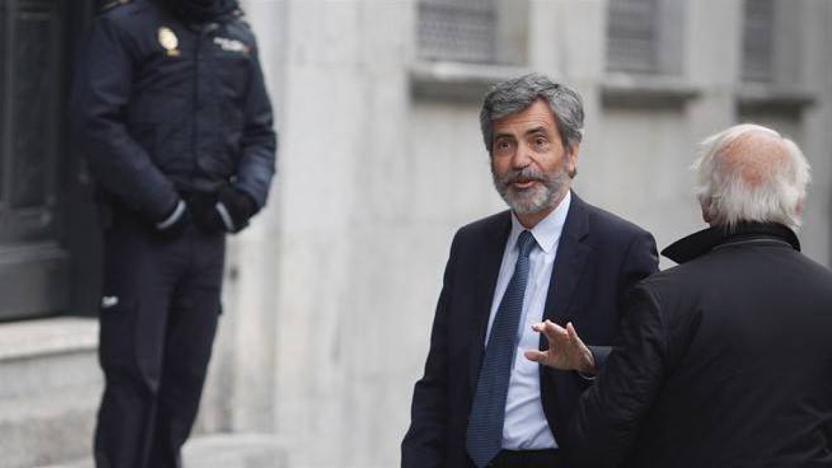 El presidente del Tribunal Supremo, Carlos Lesmes.