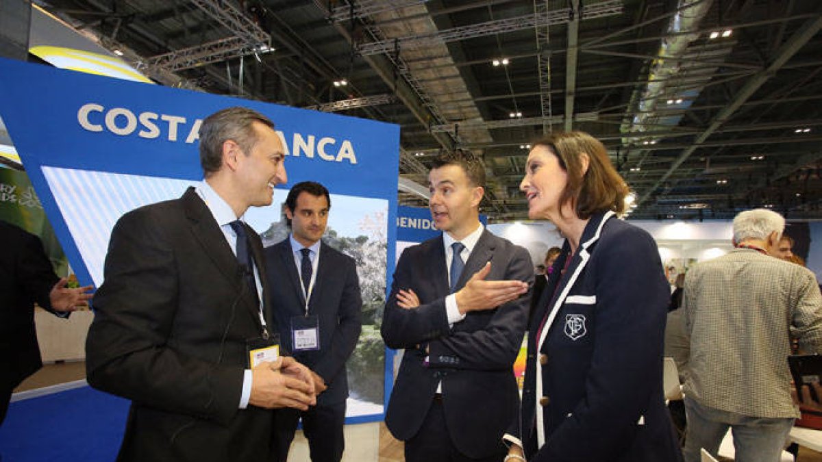 César Sánchez en la World Travel Market de Londres.