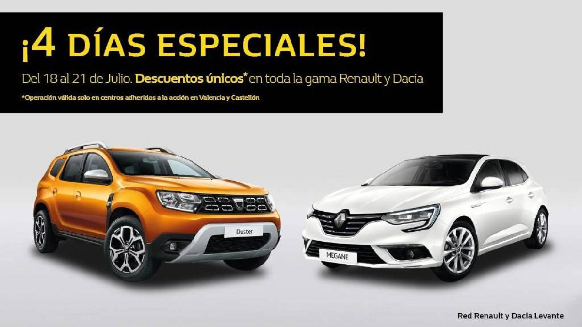 ¡Precios irrepetibles solo del 18 al 21 de Julio en Renault!
