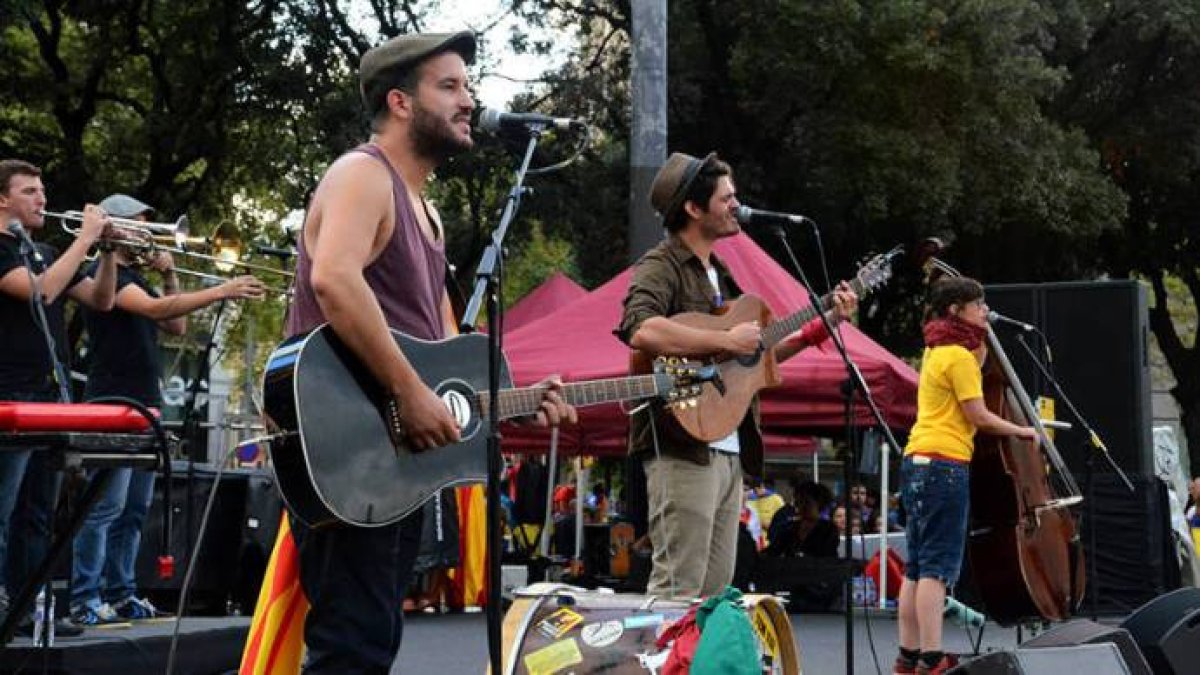 Imagen del grupo musical catalán 'Els Catarres'