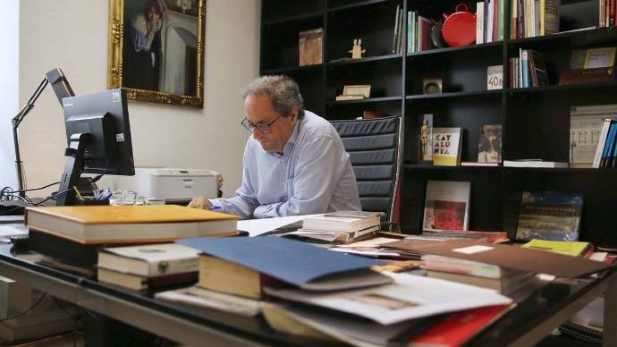 Torra ha difundido este viernes esta imagen 