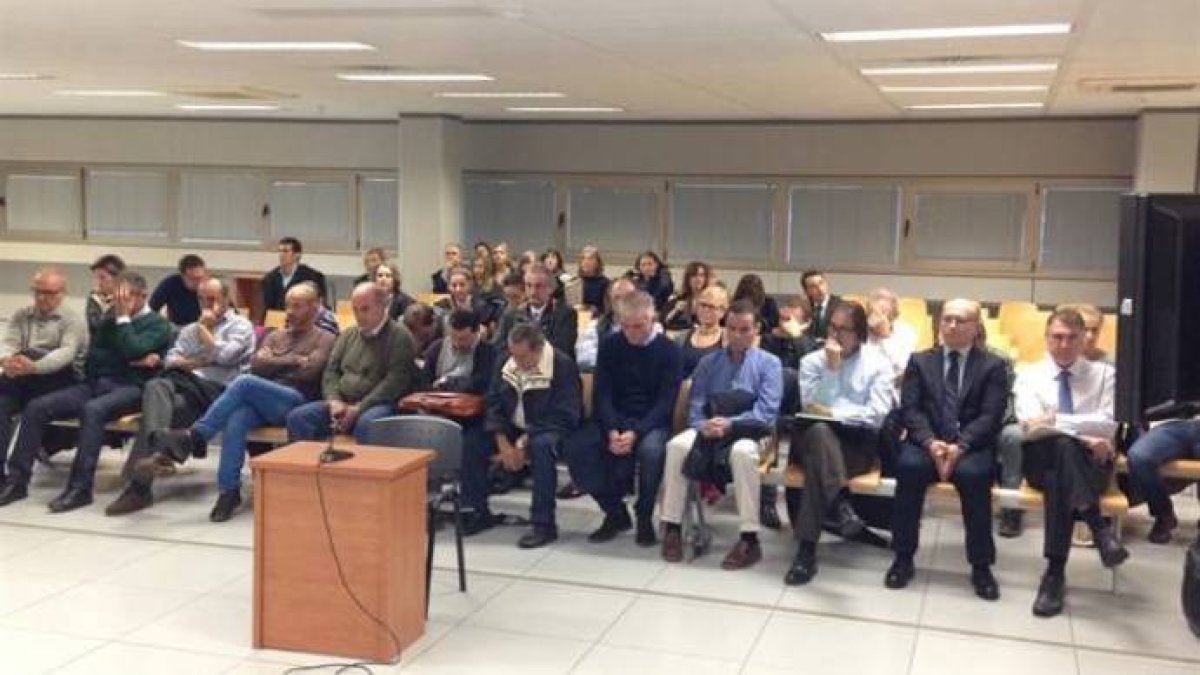 Imagen de la celebración del juicio de Emarsa