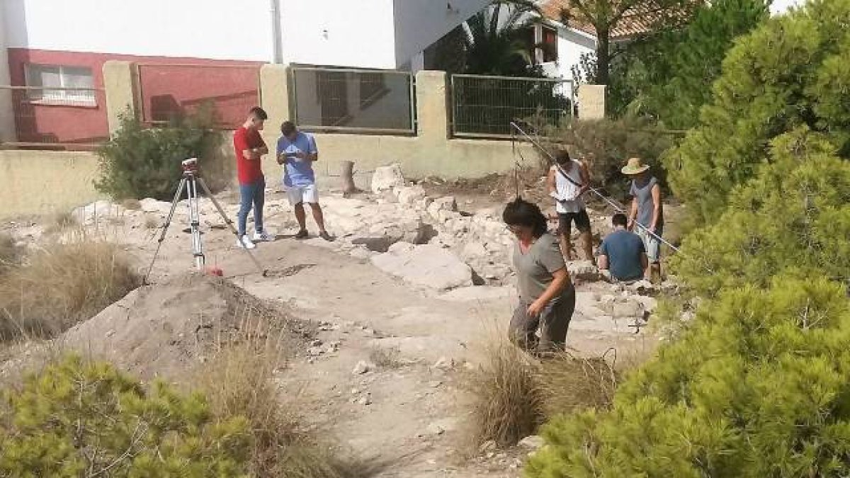 Excavaciones en el ‘castellum’ romano del Tossal de La Cala de Benidorm