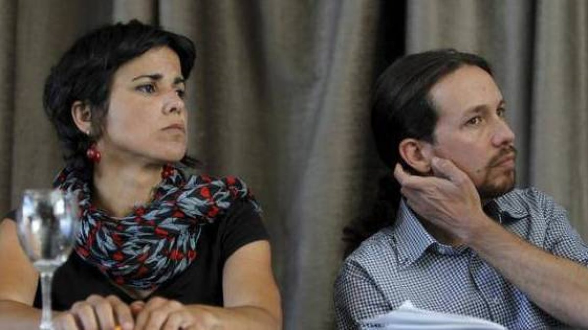 Teresa Rodríguez y Pablo Iglesias, una convivencia imposible en Podemos Andalucía.