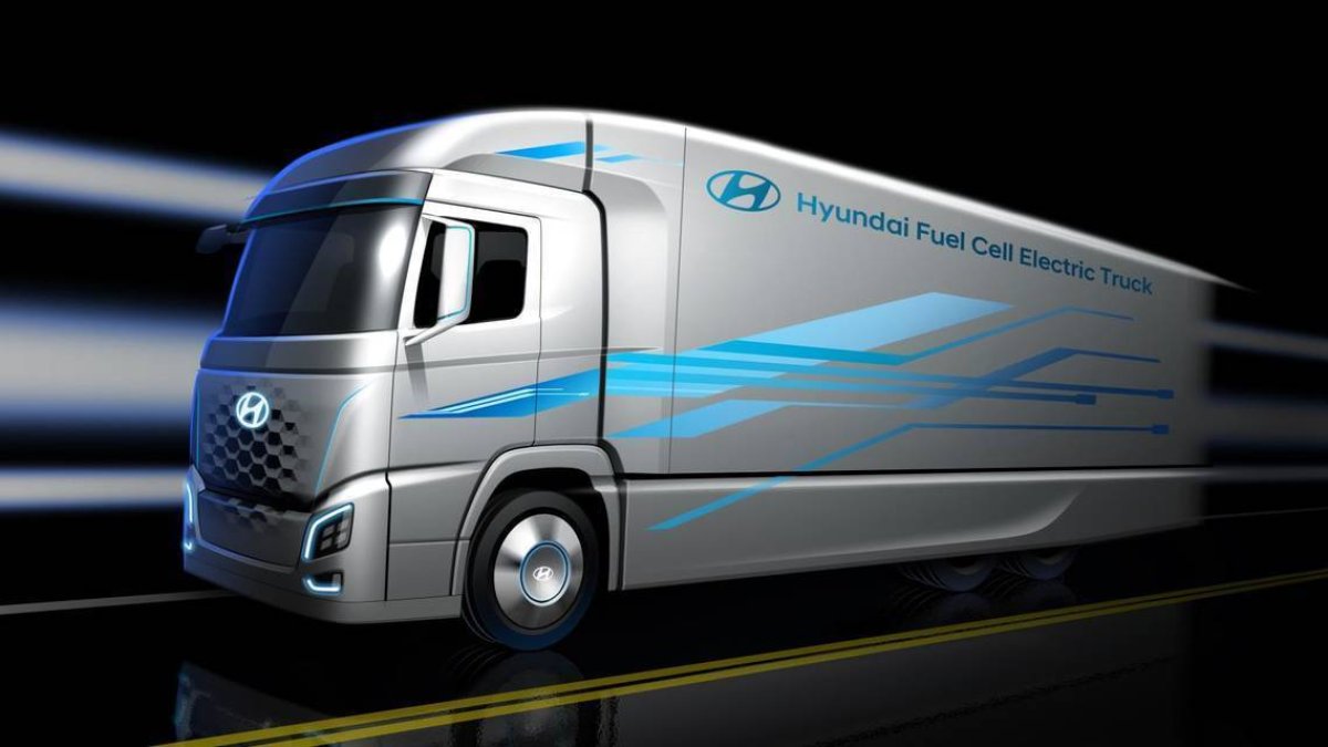 Hyundai Motor camión eléctrico con de pila de combustible
