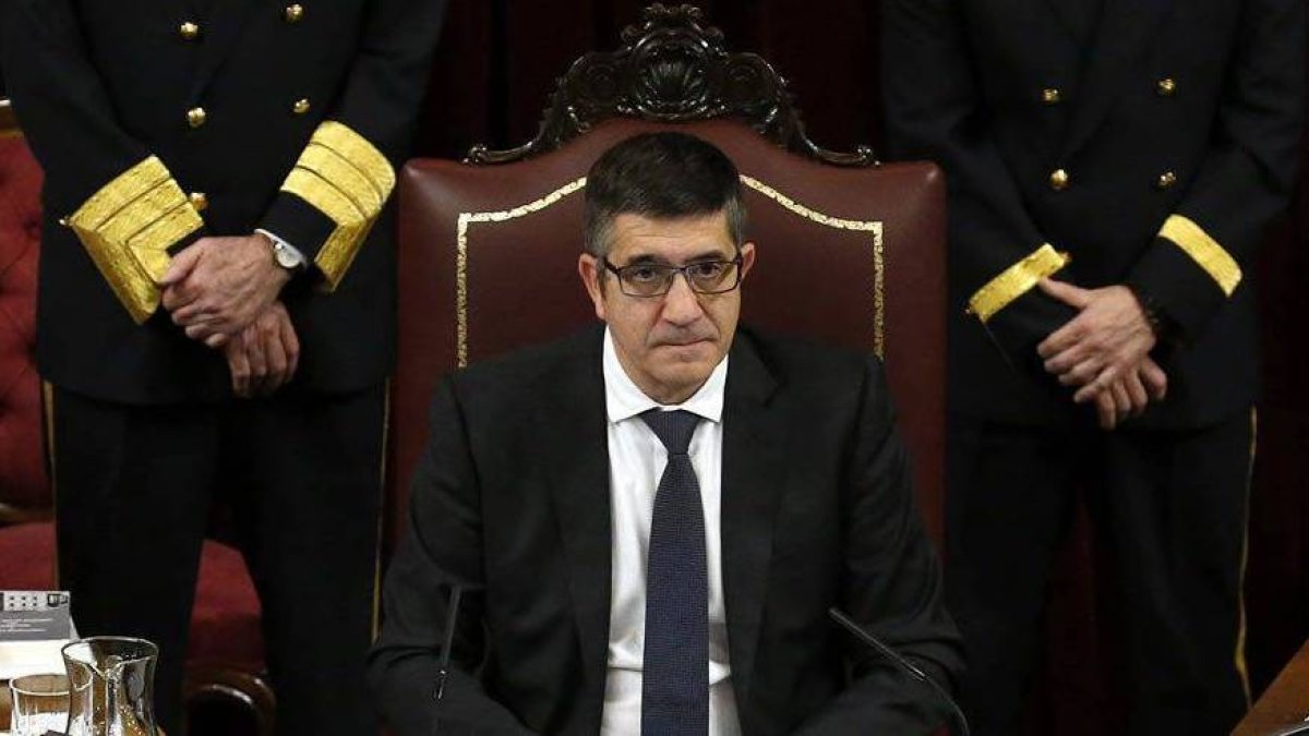 Patxi López, durante su fugaz paso por la Presidencia del Congreso.