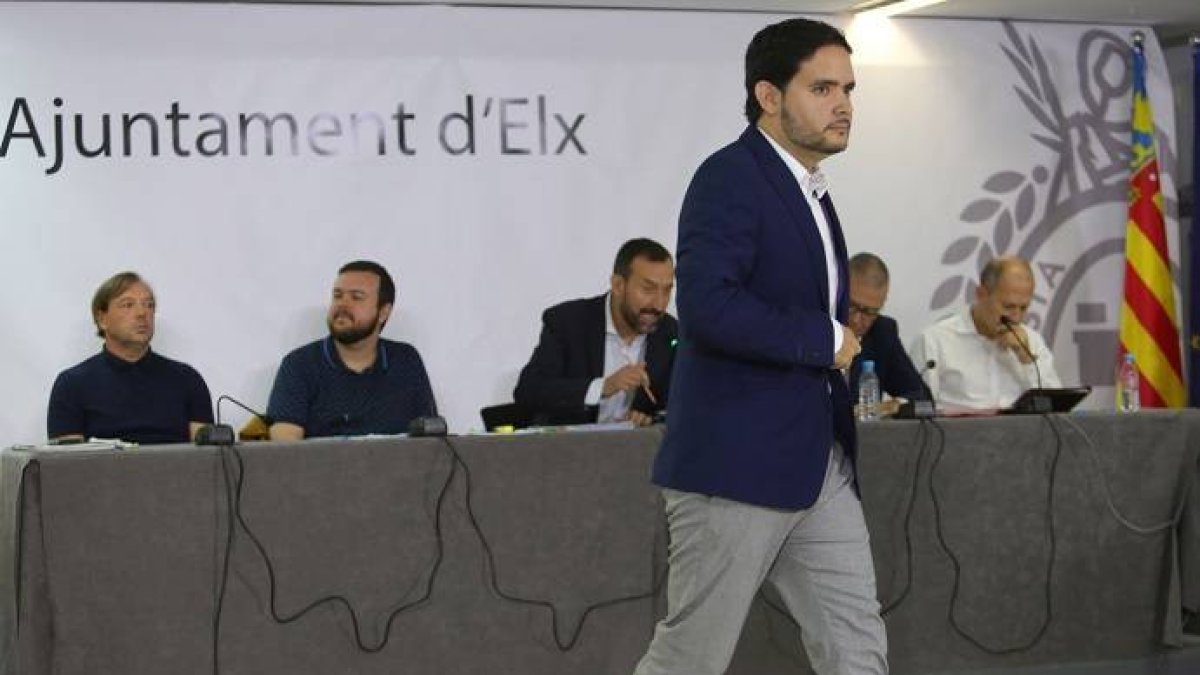 David Caballero en el Debate del Estado del Municipio.