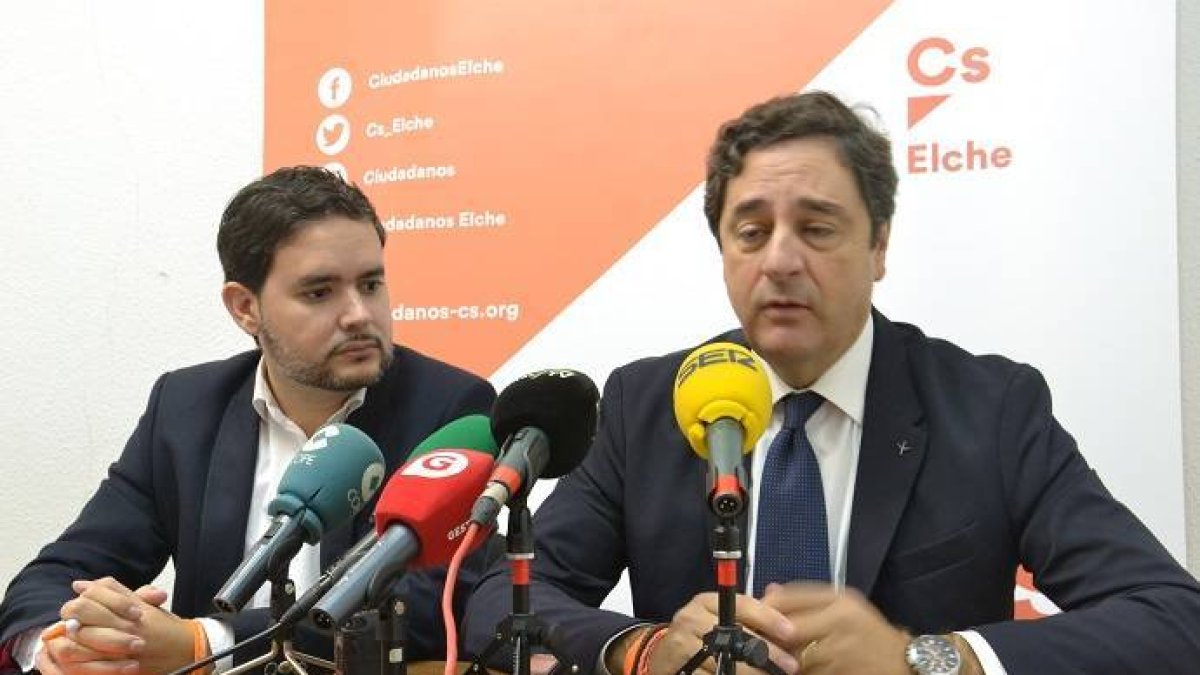 David Caballero junto a Emigdio Tormo.