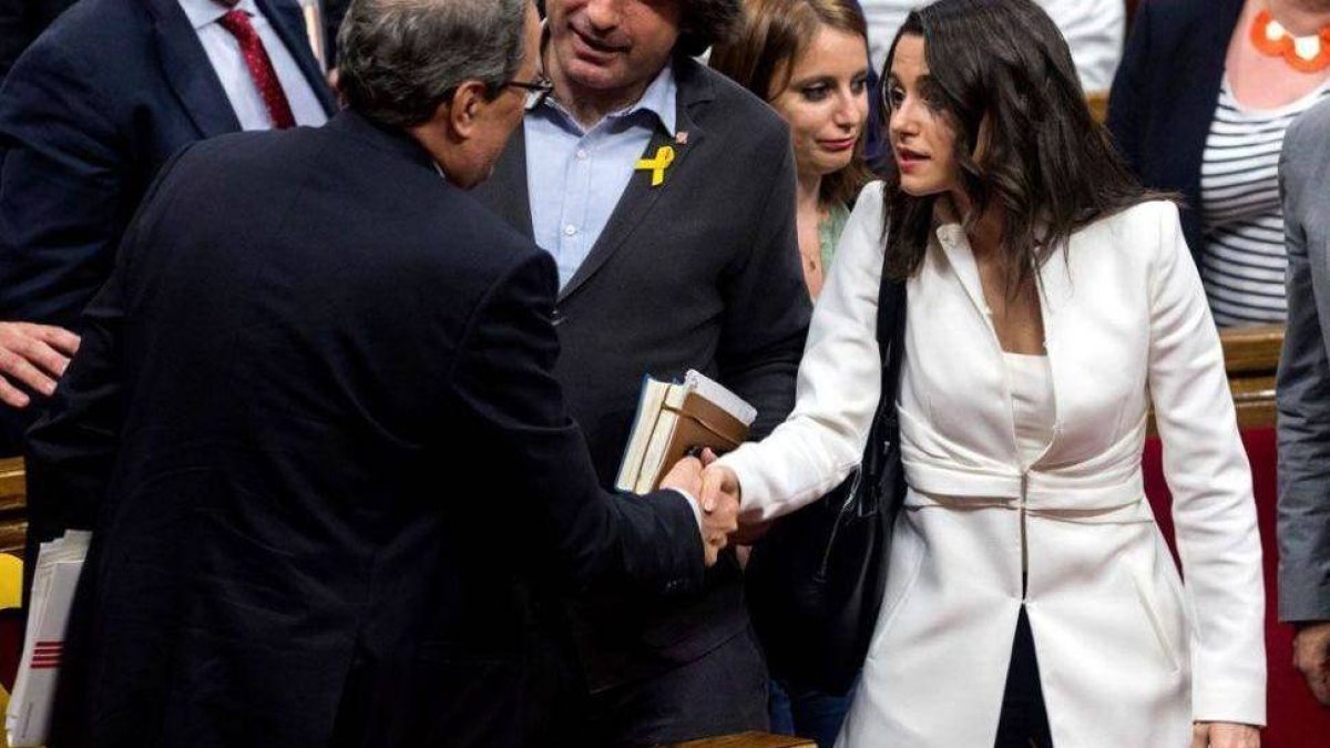Arrimadas saca de quicio a Torra, que se hace la víctima:
