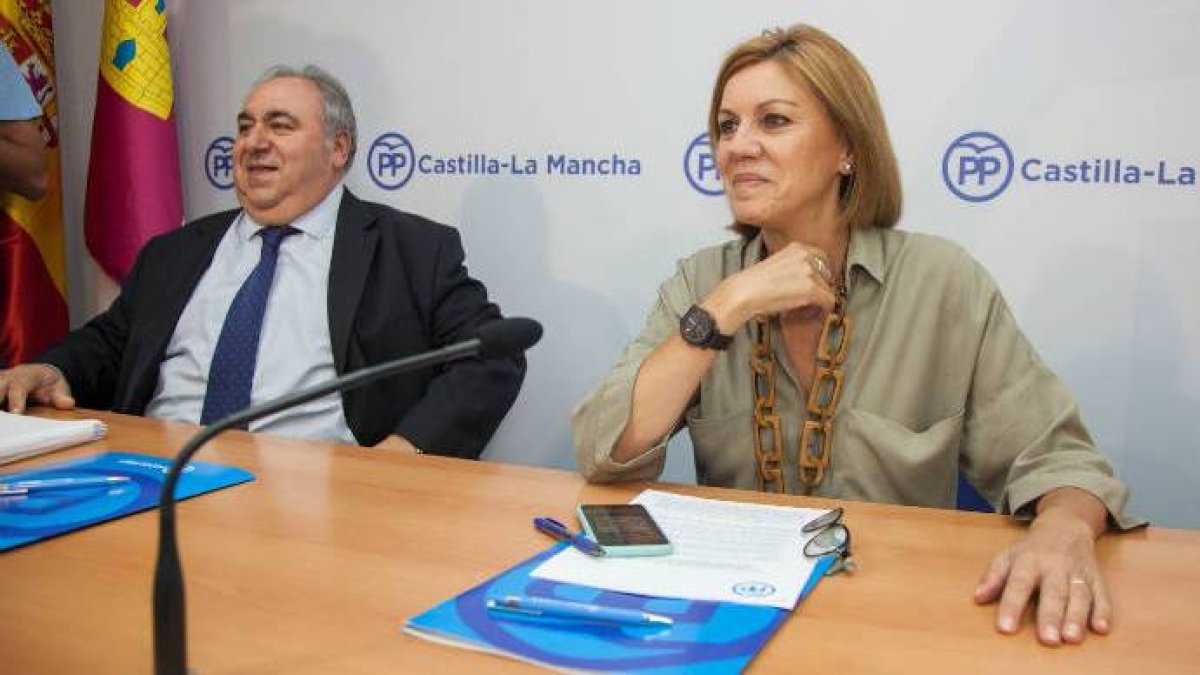 Cospedal y Tirado.