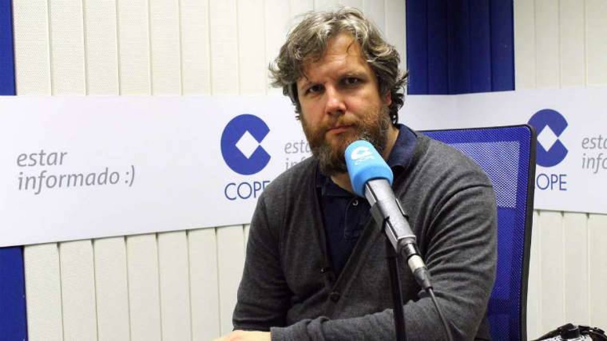David Gistau, en el plató de la COPE.