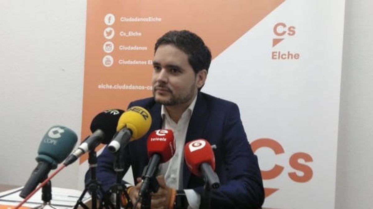 David Caballero, portavoz de Ciudadanos.