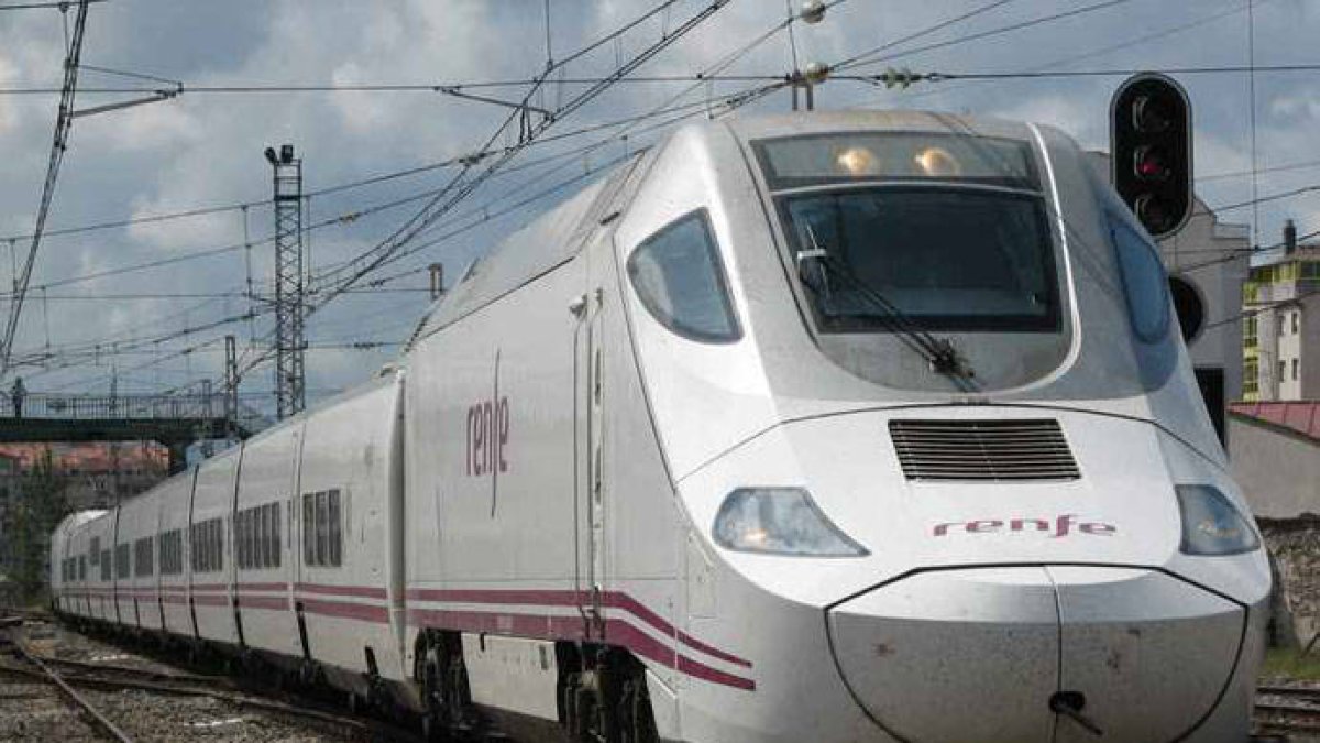 El tren Alvia puede adaptarse a cualquier ancho de vía.