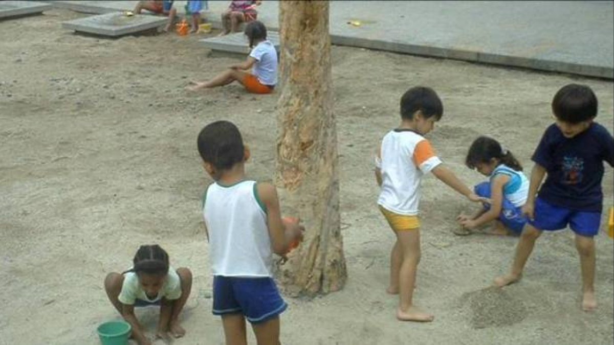 Niños con bozal