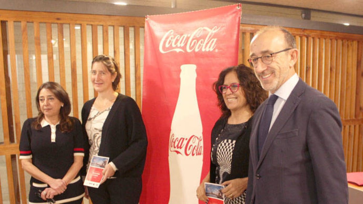 Un momento de la presentación de la exposición.