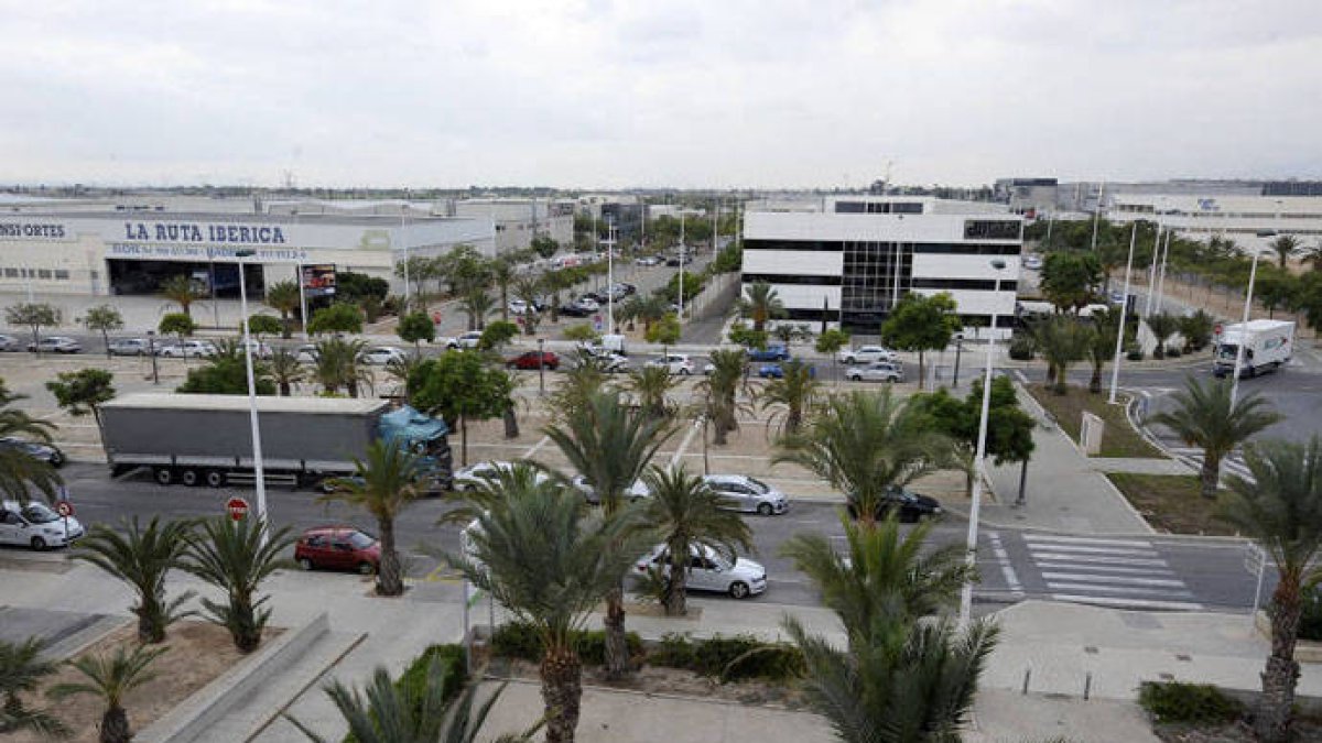 Imagen de una zona del Parque Industrial de Torrellano.