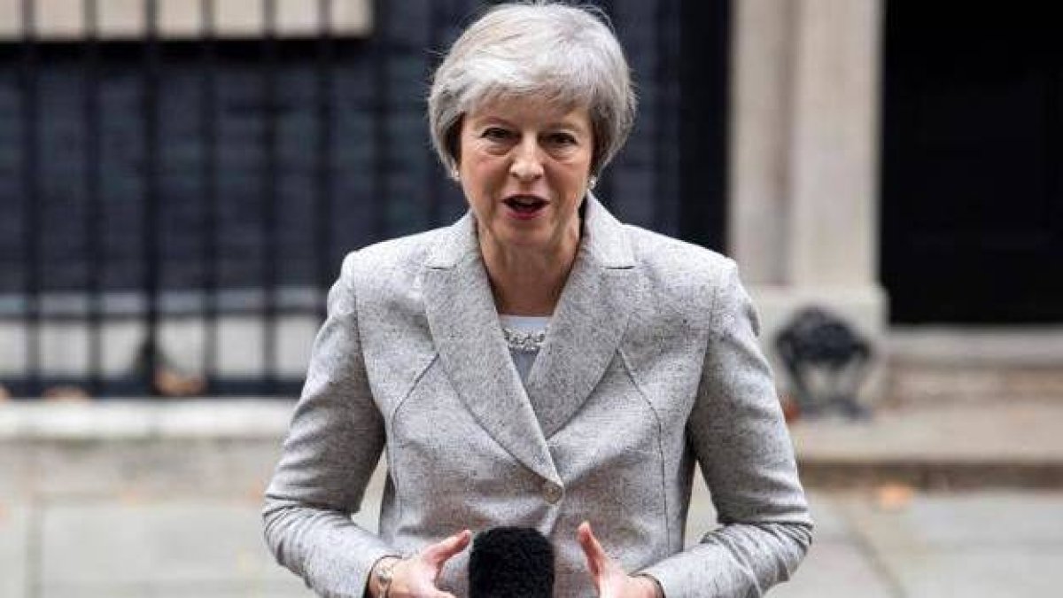 Theresa May.