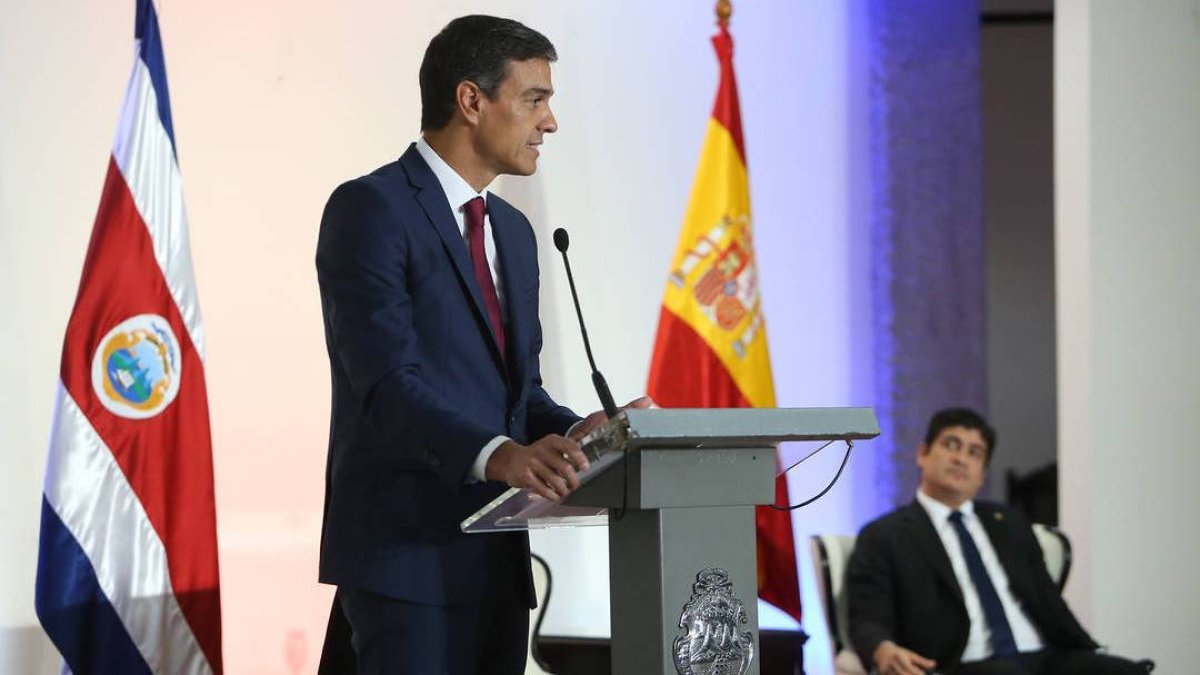 Pedro Sánchez en Costa Rica.