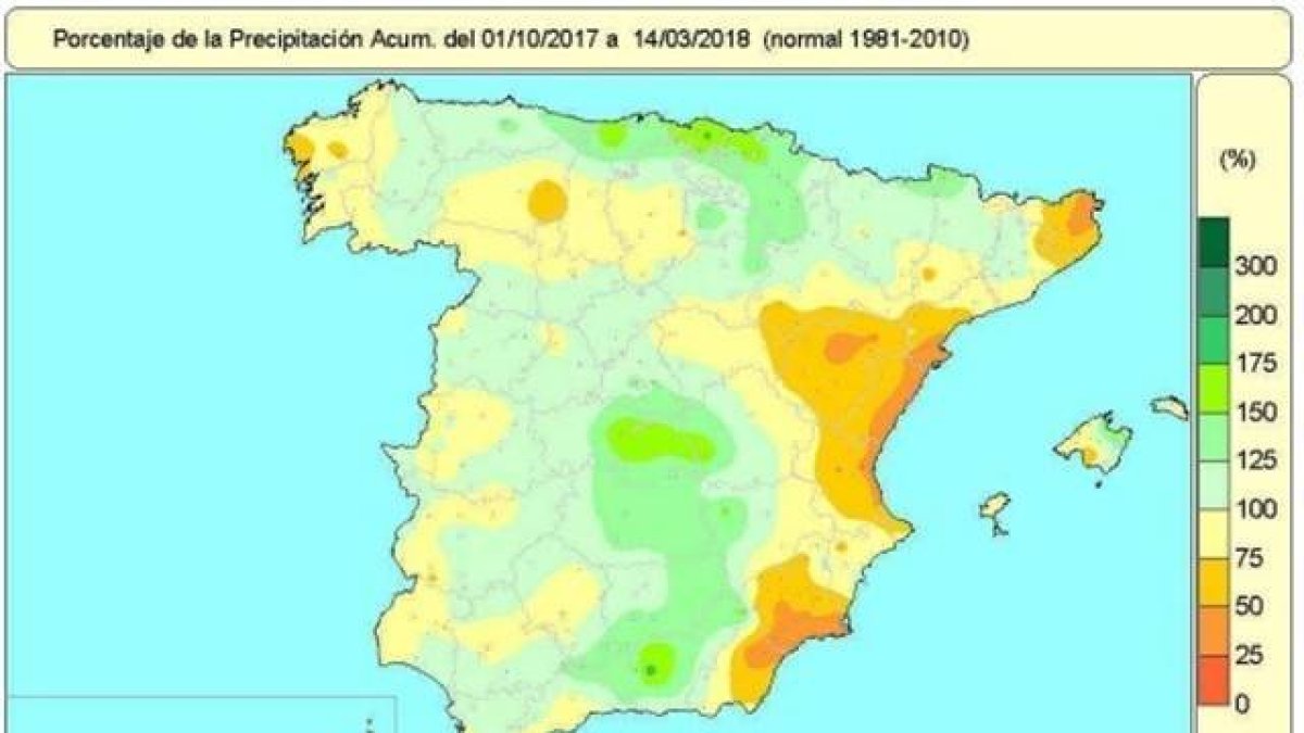 El año hidrológico acaba con superávit pero Levante sigue 'muerto de sed'