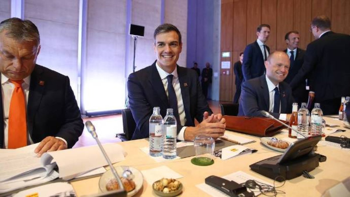 Sánchez, en Salzburgo el pasado día 20