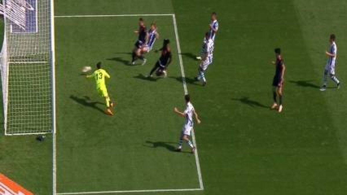 De esta manera puso Kevin Gameiro el 0-1 en el marcador