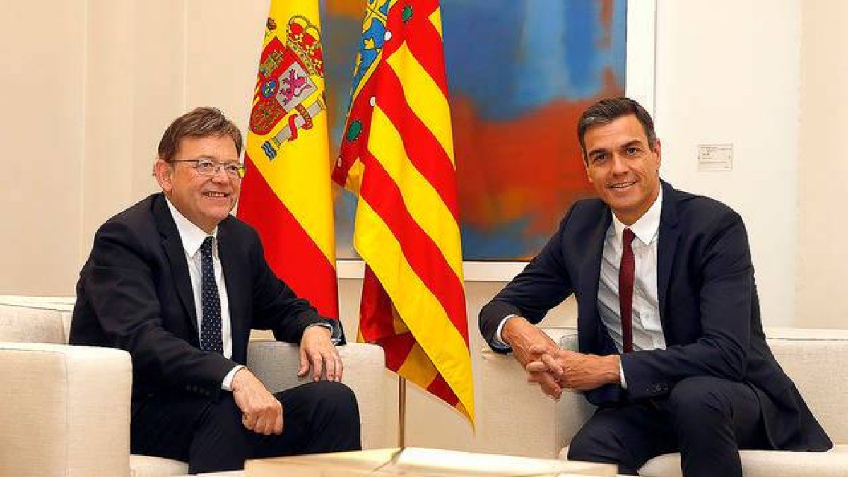 Ximo Puig y Pedro Sánchez