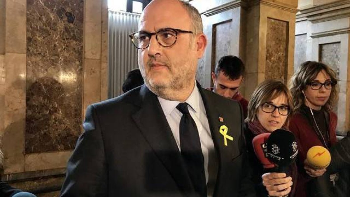 Eduard Pujol es el portavoz adjunto de JxCAT en el Parlament