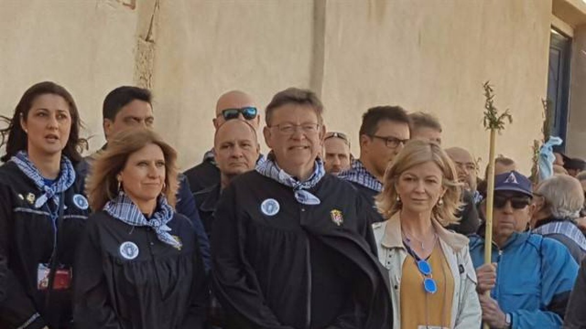 Eva Montesinos junto a Ximo Puig.