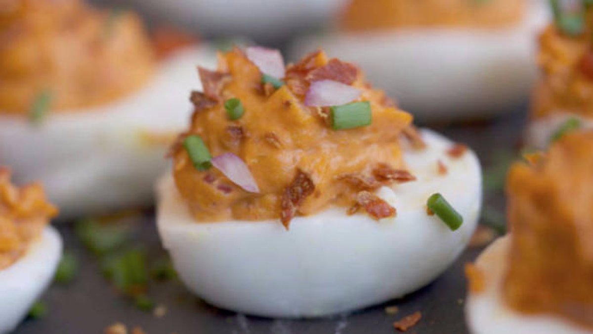 ¡Receta!: Huevos Romesco de escándalo