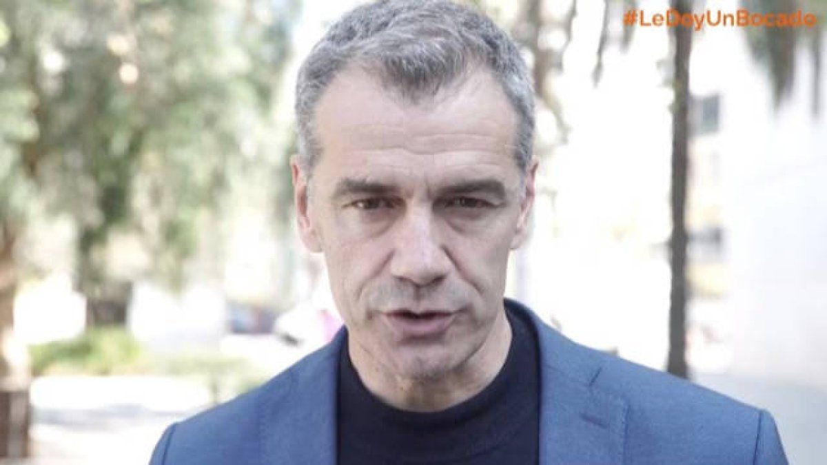 Toni Cantó en una imagen del vídeo
