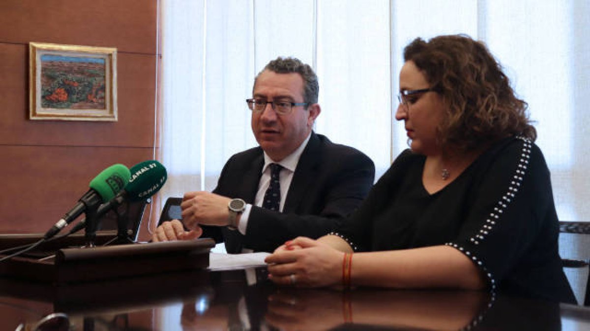 En la foto, el alcalde de Benidorm, Toni Pérez