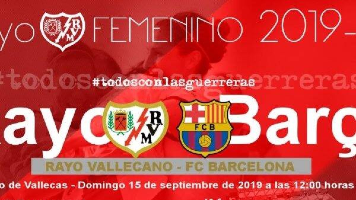 El Rayo femenino vuelve al Estadio de Vallecas 9 años después