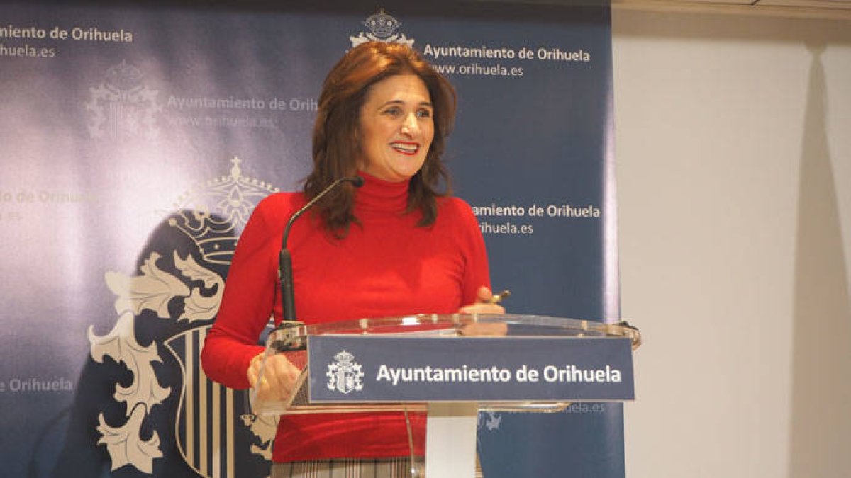 La concejal de Festividades, Mariola Rocamora.