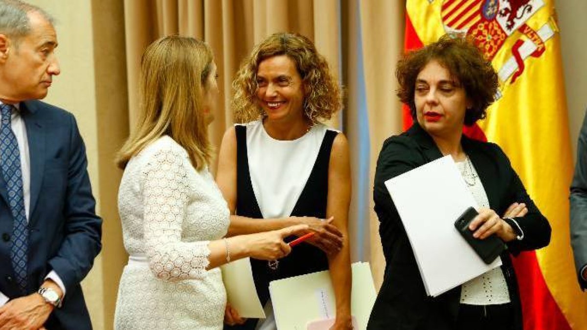 Batet, hace dos semanas en la constitución de la Diputación Permanente del Congreso.