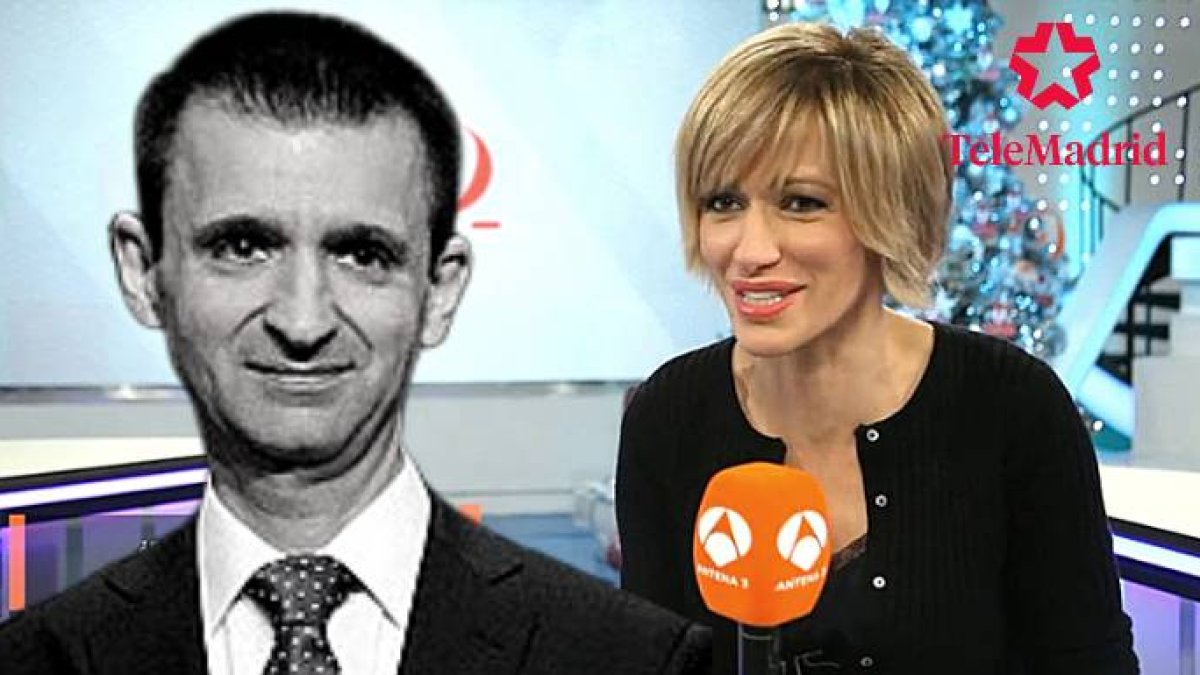 Griso, y el director de Telemadrid, José Pablo López