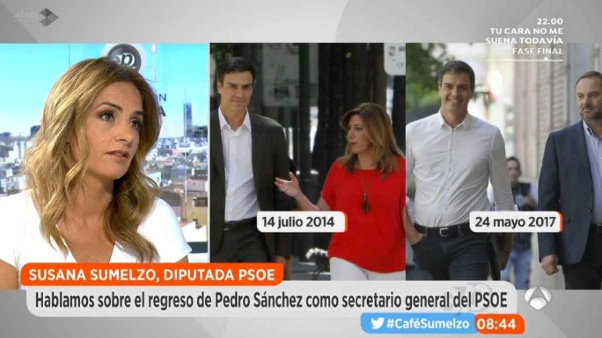 Susana Sumelzo, este viernes en Espejo Público.