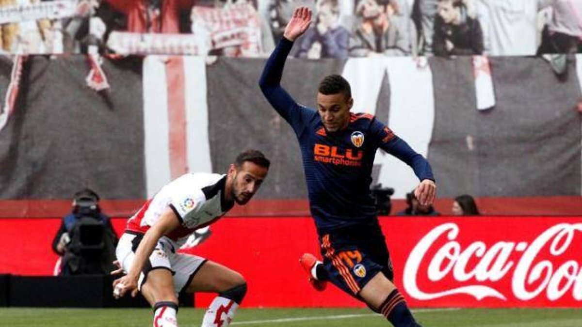 El penalti forzado por Rodrigo, de lo poco destacable