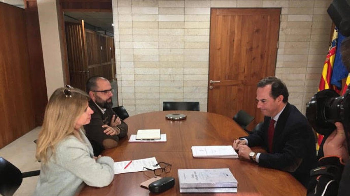 Carlos Castillo, Eva Montesinos y Carlos Giménez.