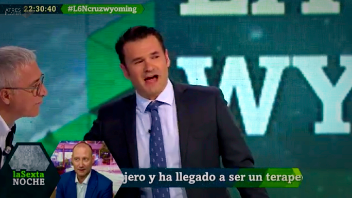 Un momento de la bronca en 'La Sexta Noche'.