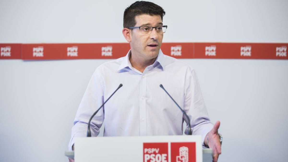 Jorge Rodríguez, portavoz del PSPV y presidente de laDiputación de Valencia