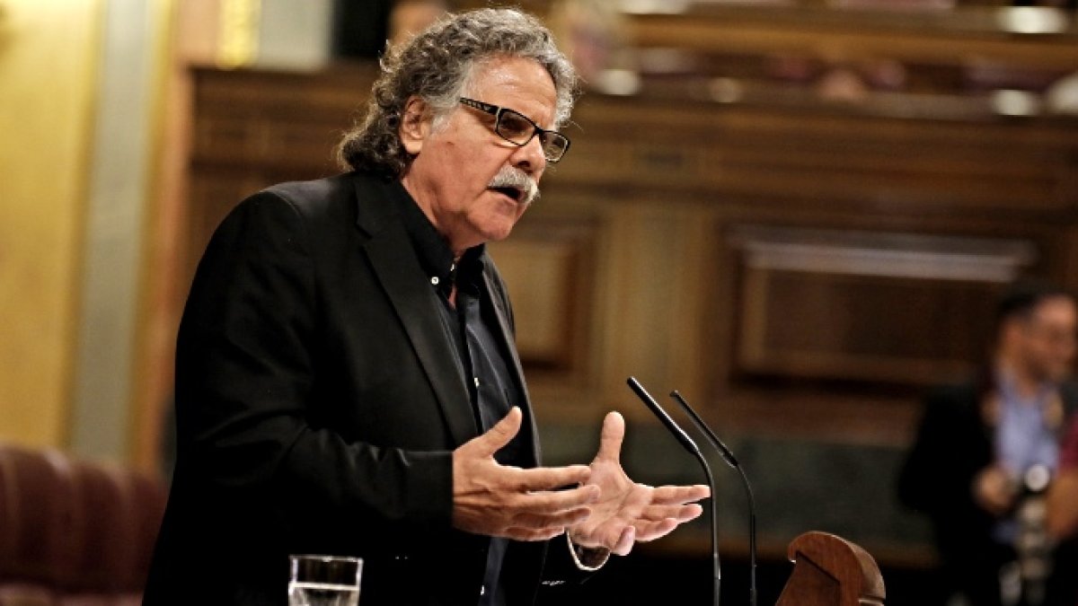 Joan Tardà, portavoz del ERC en el Congreso.