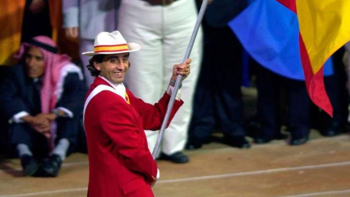 Estiarte, cuando fue abanderado de España en los JJOO de Sidney en el año 2000